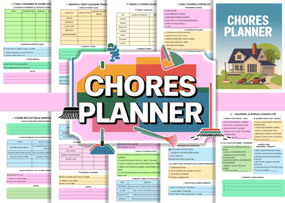 Download Chores Planner - KDP Template - Kdp template Collection