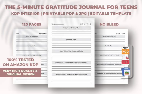 Download The 5-Minute Gratitude Journal for Teens - Gratitude journal Collection
