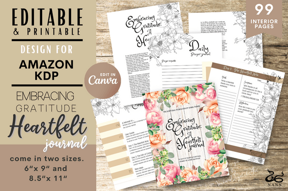 Download 30 Days Gratitude Journal/ #446 - Gratitude journal Collection