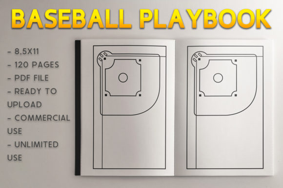 Download Baseball Playbook | KDP Template - Kdp template Collection