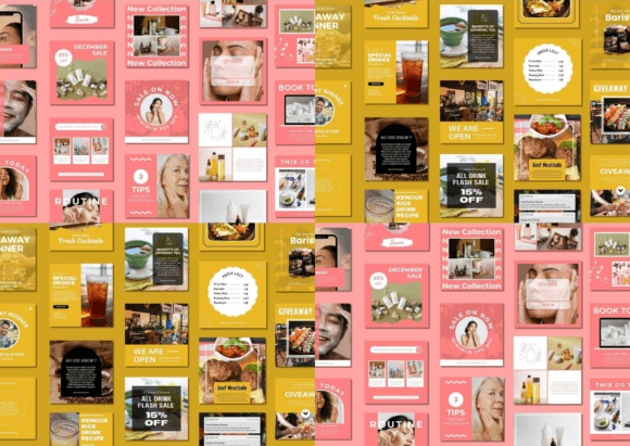 Download 120 Social Media Canva Templates Bundle - Premium Resources