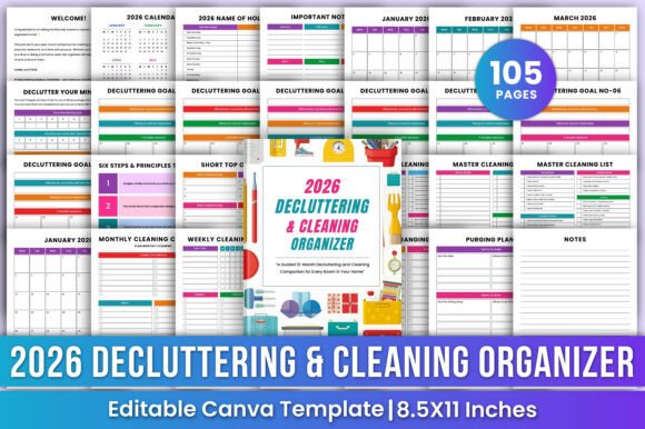 Download 2026 Decluttering &amp; Cleaning Organizer - Decluttering Collection