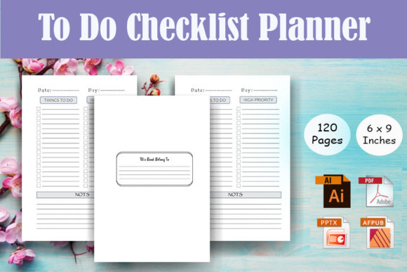 Download To Do Checklist Planner - KDP Interior - To do checklist Collection