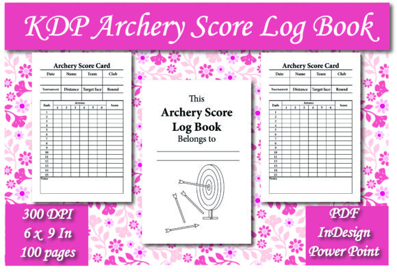 Download KDP Archery Score Log Book Interior - Log book interior Collection