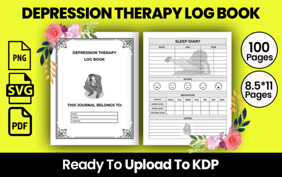 Download DEPRESSION THERAPY JOURNAL KDP INTERIOR - Depression therapy journal Collection