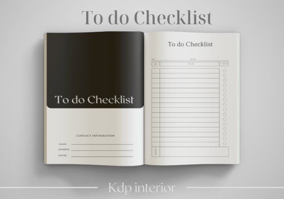 Download To Do Checklist  -  KDP Interior - To do checklist Collection