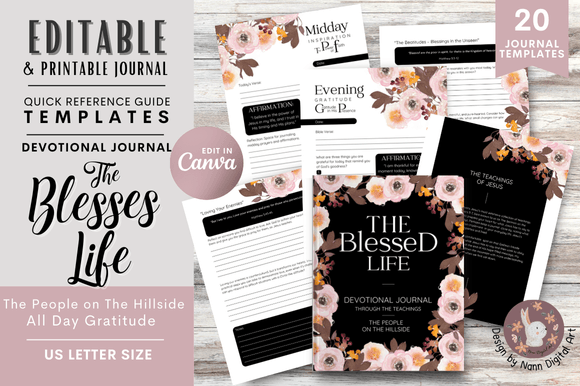 Download Bible Study &amp; Gratitude Journal Template - Gratitude journal Collection
