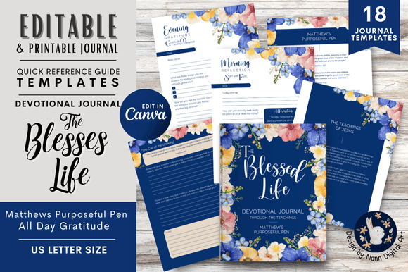 Download Devotional &amp; Gratitude Journal Templates - Gratitude journal Collection